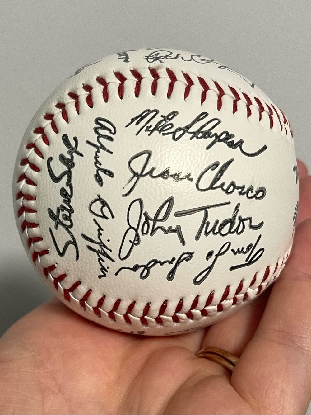 1988 Los Angeles Dodgers World Series Team Signed Baseball Kirk Gibson Hershiser